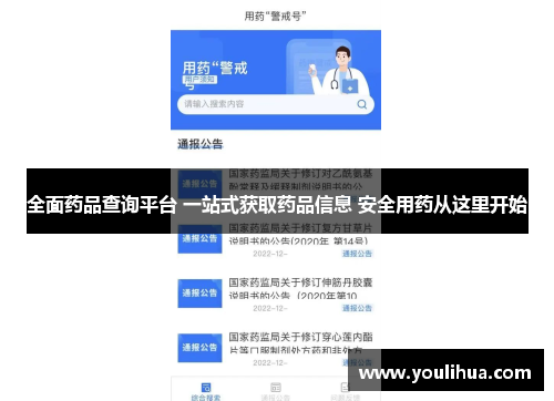 全面药品查询平台 一站式获取药品信息 安全用药从这里开始